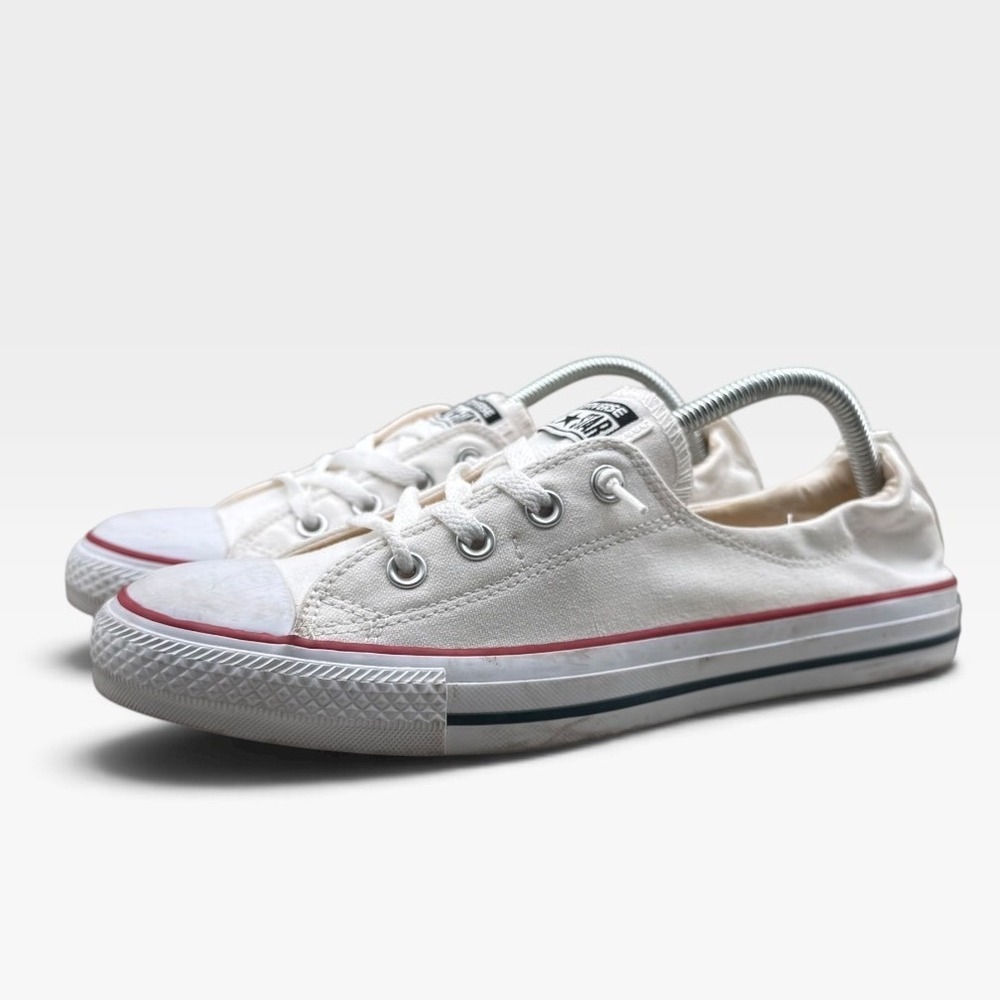 Converse Chuck Taylor Shoreline Womens 10.5 Slip On Sneakers White 537084F